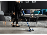 Aspirador escoba - Rowenta X-Force Flex 9.60 Aqua RH20C4, 250 W, 60 min, Tec. Ciclónica, 3 velocidades, Azul