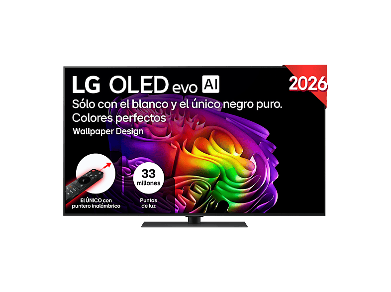 LG OLED55G66LS OLED 4K Procesador Inteligente α11 AI Processor 4K Gen3 Smart TV DVB-T2 (H.265) Gallery Design Negro