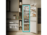 Frigorífico combi - Candy City Fresco CNCQ2T518EW, Total No Frost Circle+, 182 cm, 279 l, Iluminación LED, Blanco