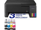 Impresora multifunción tinta - Epson EcoTank ET-2915, Impresión, Escaneo, Copia, Negro