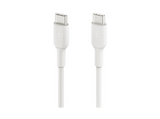 Cable USB - Belkin Cable USB-C a USB-C de 60 W, 1 m, Universal, Carga Rápida, Blanco
