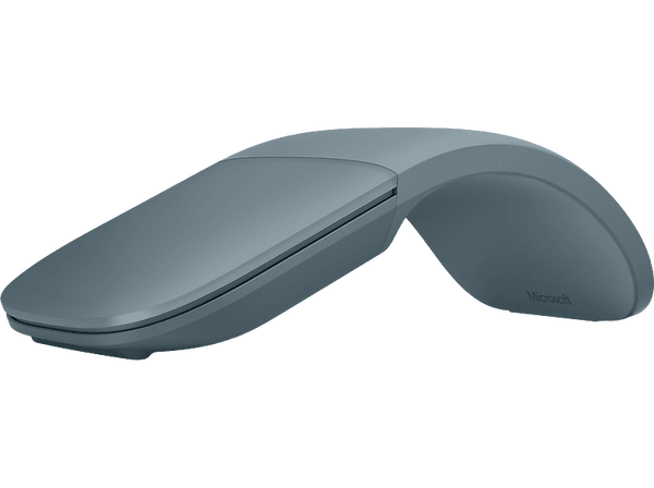 Ratón inalámbrico - Microsoft Surface Arc, Bluetooth, 2 Botones, Rango de frecuencias de 2,4 GHz, 6 Meses Autonomía, Ocean