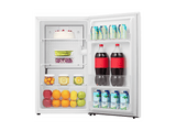 Nevera pequeña - ok. OFR 161 E W, Altura 83.1 cm, 92 l, Puerta reversible, luz LED, estante de cristal,  Blanco