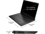 Portátil gaming - HP OMEN 17-db0012ns, 17.3 QHD, AMD Ryzen™ 9 8945HS, 32GB RAM, 1TB SSD, RTX™ 4060, Windows 11 H, Negro