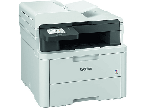 Impresora multifunción - Brother DCPL3560CDW, Láser, 26 ppm a color y monocolor, WiFi, Doble cara, Gris