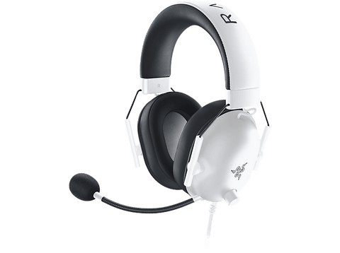 Auriculares gaming - Razer Razer BlackShark V2 X, Circumaurales, Cable, Cancelación de Ruido Pasiva, Sonido envolvente 7.1, White Edition