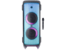 Altavoz de gran potencia - Vieta Pro Party 50, 1200W, Micrófono inlámbrico, Hasta 10 hs, IPX4, Negro