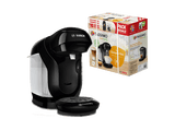 Cafetera de cápsulas - Bosch Tassimo Style TAS112EC, 3.3 bar, 0.7 l, 1.400 W, Intellibrew, Tamaño Compacto, Pack de Café de Regalo, Negro