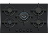 Placa de gas - Balay 3ETG676RB, 5 zonas, 28 cm zona grande, Gas butano, 75.2 cm, Negro
