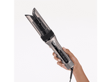 Moldeador - BaByliss Style Secret Air C6688E, 4 Niveles de Temperatura, 11 Configuraciones de Peinado, 3 Modos de Rotación, Plata