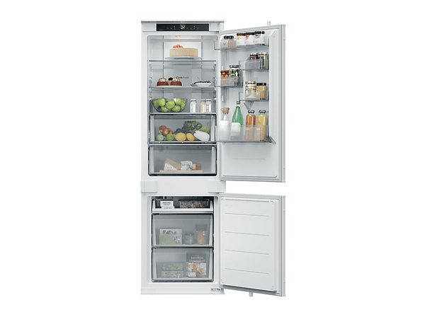 Frigorífico combi integrable - Candy CNBQT3518E, Total No Frost, 177.3 cm, 251 l, Sin Panelar
