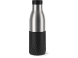 Botella - Tefal Bludrop N3110510, O,5 L, Acero Inox, Bebidas calientes 12hs, Bebidas frías 24hs, Quick Press, Negro