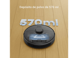 Robot friegasuelos - Dreame D9 Max Gen 2, Aspirado y fregado 2 en 1, 75W, Succión 6000 Pa, Potente limpieza de alfombras, Negro