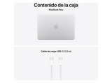 Apple MacBook Neo (2026), 13 Liquid Retina, Chip A18 Pro, CPU 6 núcleos + GPU 5 núcleos, 8GB RAM, 512GB SSD, Magic Keyboard Touch ID, Plata, Sin AC