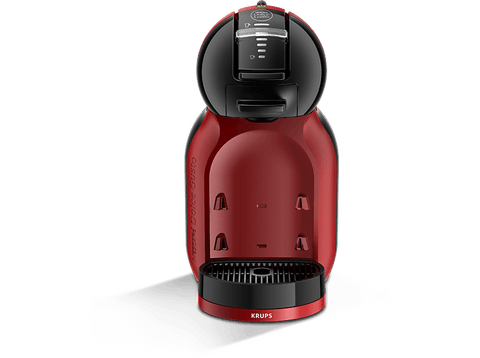 Cafetera de cápsulas - Krups Nescafé Dolce Gusto Mini Me KP123HAS, 1500 W, 15 Bar, 0.8 L, Calentamiento en 30 s, Selector cantidad bebida, Rojo