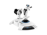 Simulador de Vuelo - Thrustmaster T.Flight Hotas 5 MSFS Special Edition, Para PS5, PS4 y PC, Mando de Potencia y Controlador de Simulación, Blanco