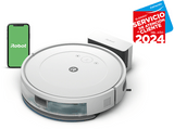 Robot aspirador - I Robot Roomba Combo Essential Y011240, Friegasuelos, 2 en 1, Autonomía 160 min, Depósito 400 ml, Control por voz, WiFi, Blanco