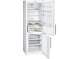 Frigorífico combi - Siemens kg49NXWDQ, No Frost, 203 cm, 438 l, Súper congelación, Hyper Fresh, Blanco