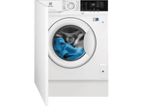 Lavadora integrable - Electrolux EN7F4842OF, 8 kg, 1400 rpm, 14 programas, Función Vapor, Sin panelar