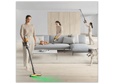 Aspirador escoba - Dyson V12 Detect™ Slim Absolute, Potencia succión 150 AW, Inteligente y Ligero, 60 min, Pantalla LCD, Tecnología Láser
