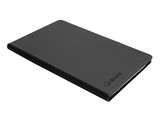 Funda tablet - Silver HT Samsung A9+, Para 11, Poliuretano y Microfibra, Antideslizante, Negro