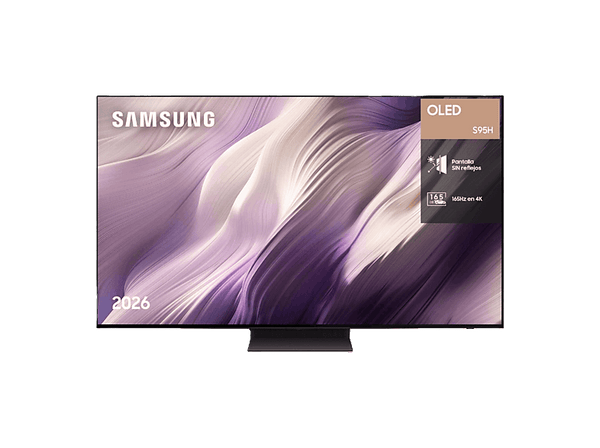 TV OLED 48" - Samsung TQ48S95HAEXXC, OLED 4K, NQ4 AI Gen3 Processor, Smart TV, Tecnología Sin Reflejos, Full AI, Negro