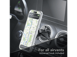 Soporte para coche - CellularLine Mag Holder Qi2.2, Smartphone, Negro