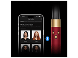 Moldeador - Dyson Airwrap i.d.™, Bluetooth®, Tecnología iónica, 3 Velocidades, Red Velvet/Gold