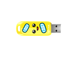 Memoria USB 128GB - Sandisk USB SanDisk® Fortnite®, edición Banano, Peely, Hasta 130 MB/s, USB 3.2, Amarillo
