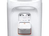 Altavoz de gran potencia - JBL PartyBox Stage 320, Portátil para fiestas, Asa telescópica y ruedas, BT, Resistente salpicaduras, Aut 18h, 240W, Blanco