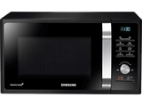 Microondas con grill - Samsung MG28F303TAK/EC, 900W, 6 niveles, Modo Eco, 28l, Negro