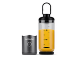 Batidora de vaso - nutribullet Flex Portable, Batidora personal, Vaso portátil, 7.4 V, 590 ml, Cable USB-C, Metálico