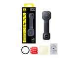 Soporte de móvil para coche - Baseus PrimeTrip C03, Magnético, Compatible con Magsafe, Carga inalámbrica 15W,  Base adhesiva ultrarresistente, Negro