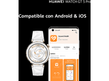 Smartwatch - Huawei Watch GT5 Pro 46mm, Llamadas BT, Respuesta con Teclado, 14 días batería, Compatible iOS/Android, Correa Fluoroelastómero Negro