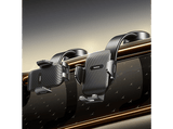 Soporte de móvil para coche - Baseus PrimeTrip Air Clamping, Con ventosa ultrapotente, Giro 360º, Amortiguación y estabilidad, Universal, Negro
