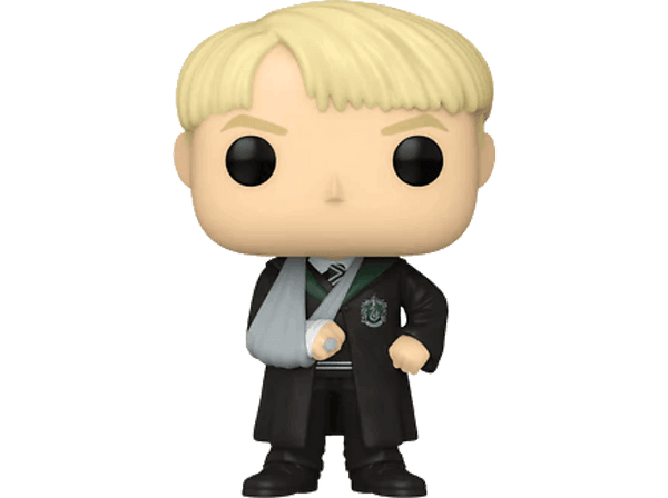 Figura Funko Pop! Harry Potter Prisoner of Azkaban - Draco Malfoy con brazo roto, Vinilo, 9 cm