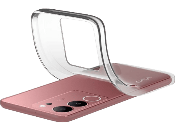 Funda - CellularLine Soft, Para Vivo Y36, Goma blanda, Trasera, Transparente