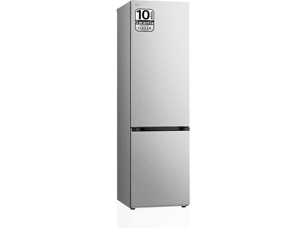 Frigorífico combi - LG GBV7280CMB, Total No Frost, 203 cm, 387 L, Acero texturizado antihuellas