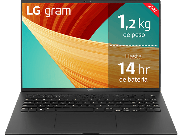 Portátil - LG 16Z90R-E.AD75B, 16", WQXGA, Intel® Core™ i7-1360P, 32GB RAM, 512GB SSD, Windows 11 Home