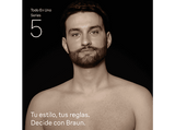 Afeitadora multifunción - Braun Todo En Uno Series 5 AIO5540, Kit De Styling 9 en 1, Lámina Afilada, 14 Longitudes, Barba, Pelo y Cuerpo, Negro
