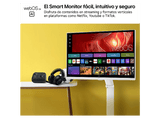 Monitor - LG Smart Monitor Swing 32U721SAW-W, 32 UHD 4K, 60 Hz, 5ms, VA, Altavoces Incorporados, Blanco