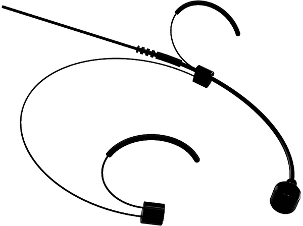 Micrófono - Vieta Pro Party Mic Twin, 40 Hz - 15 KHz, Micro de solapa, Alcance 60m, Omnidireccional, Negro
