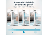 Climatizador evaporativo - Cecotec EnergySilence 2000 SkyCool, 60 W, 3 L, 3 velocidades, 41, Oscilación 50º, Difusor de aromas, Blanco