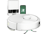 Robot friegasuelos - iRobot Roomba® 105 Combo Y351240, 12.8V, Capacidad de la Base 75 días, Autonomía 2h, Blanco