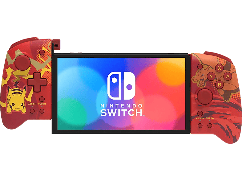 Mando - HORI Split Pad Pro Charizard & Pikachu, Para Nintendo Switch, Inalámbrica, Rojo