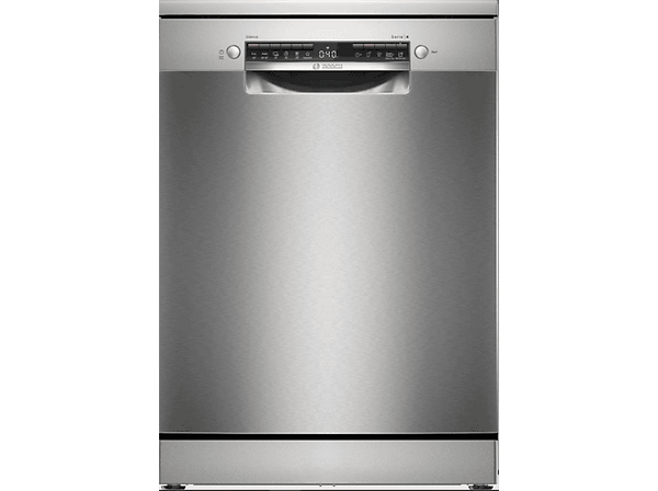 Lavavajillas - Bosch SMS4HVI02E, 14 servicios, 6 programas, 60 cm, Home Connect, Función Extra secado, Inox