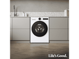 Lavadora carga frontal - LG F4X7509TWS, 9 kg, 1400 rpm, 23 programas, TurboWash 360º, Autodosificación, Blanco