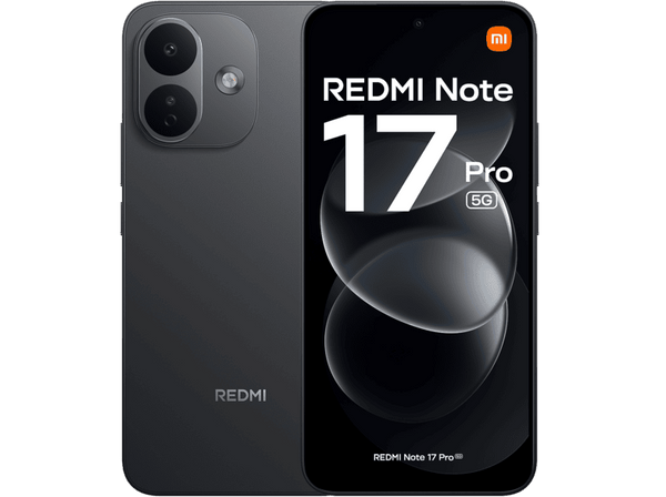 Xiaomi Redmi Note 17 Pro, Negro, 256GB, 6GB RAM, 6.83" AMOLED 1.5K, Snapdragon 6s Gen 4, 8340 mAh