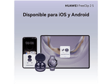 Auriculares conducción de aire - Huawei FreeClip 2 S, 38h Autonomía, Bluetooth, Waterproof, 4 Micrófonos, Deepsea Blue