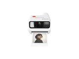 Cámara instantánea - Polaroid Go Gen 3, Espejo para Selfies, Autodisparador, Doble Exposición, Flash, Compatible con la película Polaroid Go, Blanco
